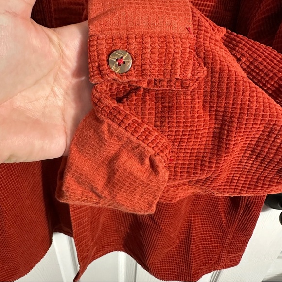 Territory Ahead size large heavyweight textured cord shirt, cabincore, fall - Picture 2 of 7